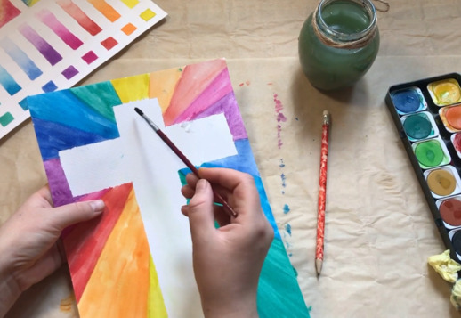 چطور یک نقاشی زیبا از صلیب بکشیم! Vorschau